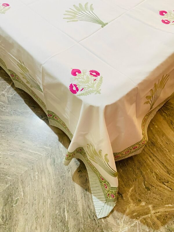 ESHAL- Block printed bed sheet set - Image 3