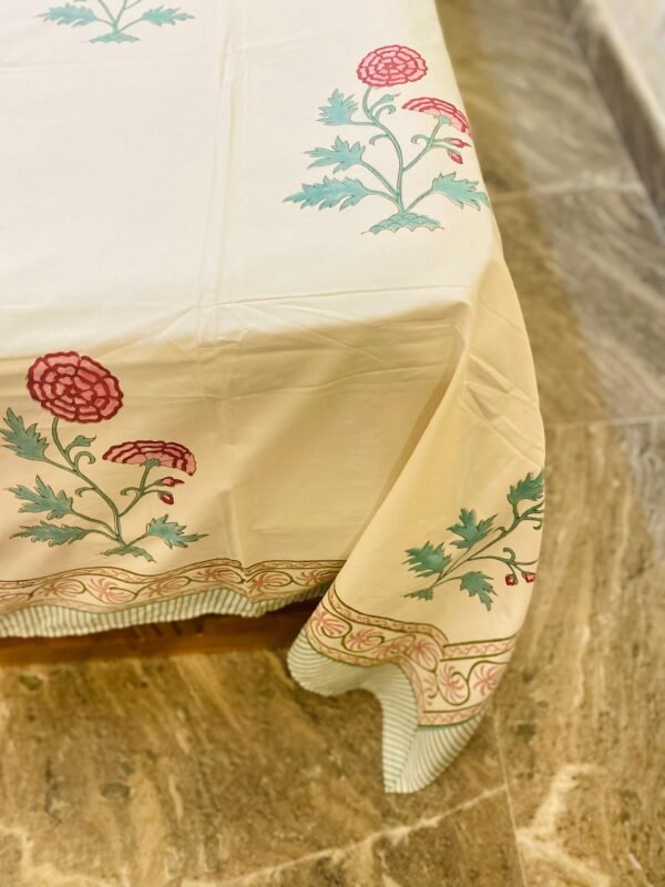 GULZAAR- Block printed bed sheet set - Image 2