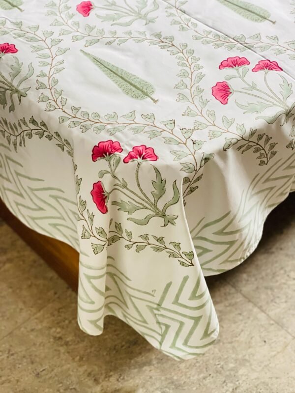 NOOR - Block printed bed sheet set - Image 3