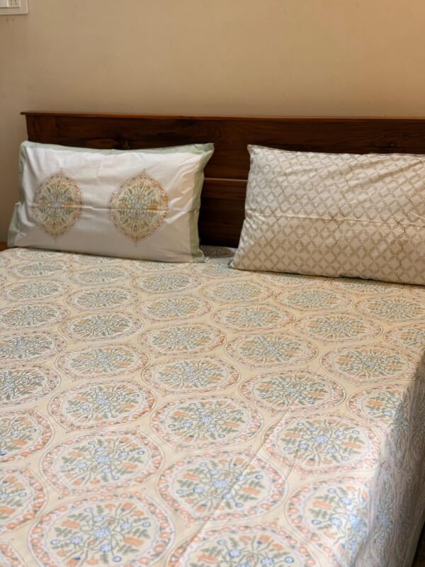 NAWAB - Block printed bed sheet set - Image 2