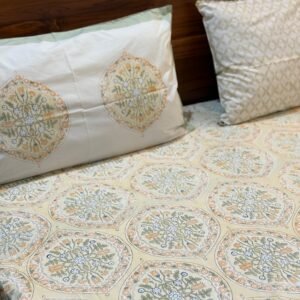 NAWAB - Block printed bed sheet set