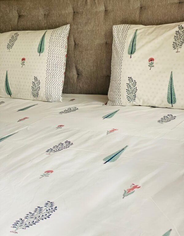 ZEPHYRE - Block printed bed sheet set - Image 2