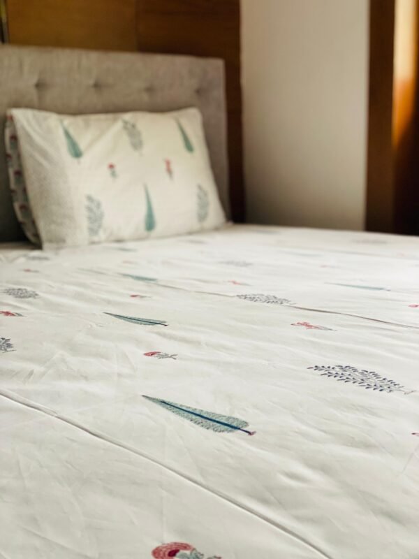 ZEPHYRE - Block printed bed sheet set - Image 3