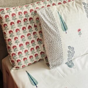 ZEPHYRE - Block printed bed sheet set