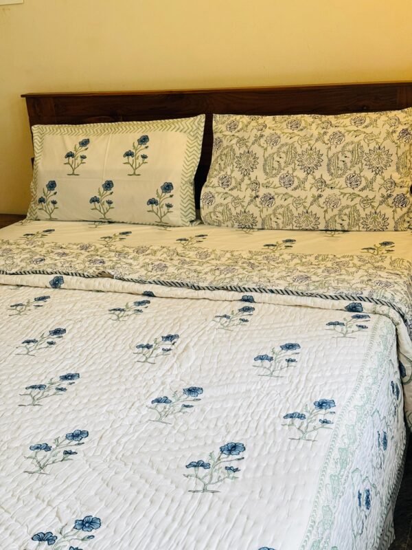 SHABNAM - Bed sheet and Quilt set - Image 2