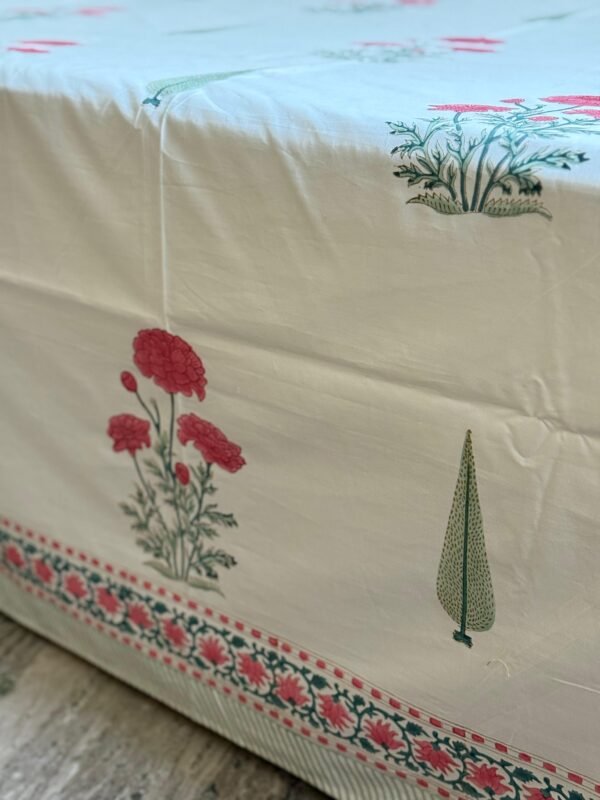 GULNAAR BHAAG - Block printed bed sheet set - Image 3