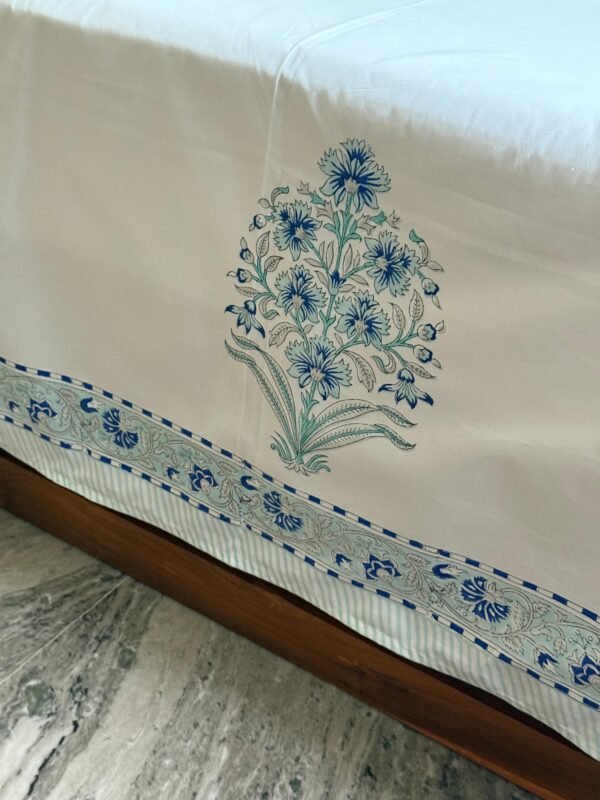NEELKAMAL - Block printed bed sheet set - Image 3
