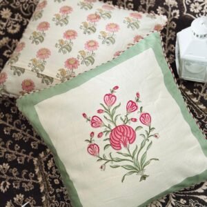 HAND BLOCKED CUSHION COVER (set of 2)