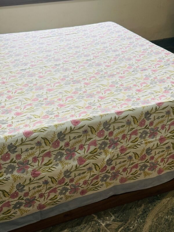 HAZE - Block printed bed sheet set - Image 3