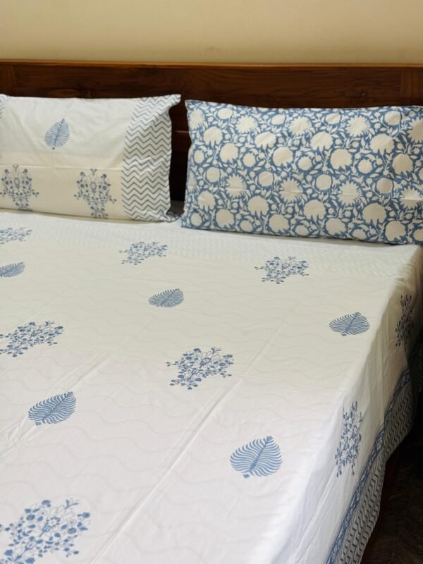 BAADAL - Block printed bed sheet set - Image 2