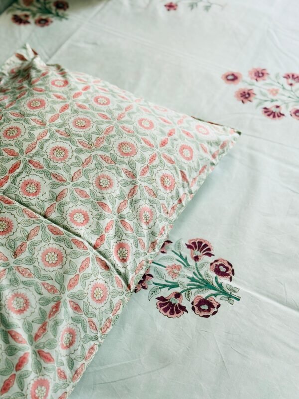 Block printed bed sheet set - Image 5