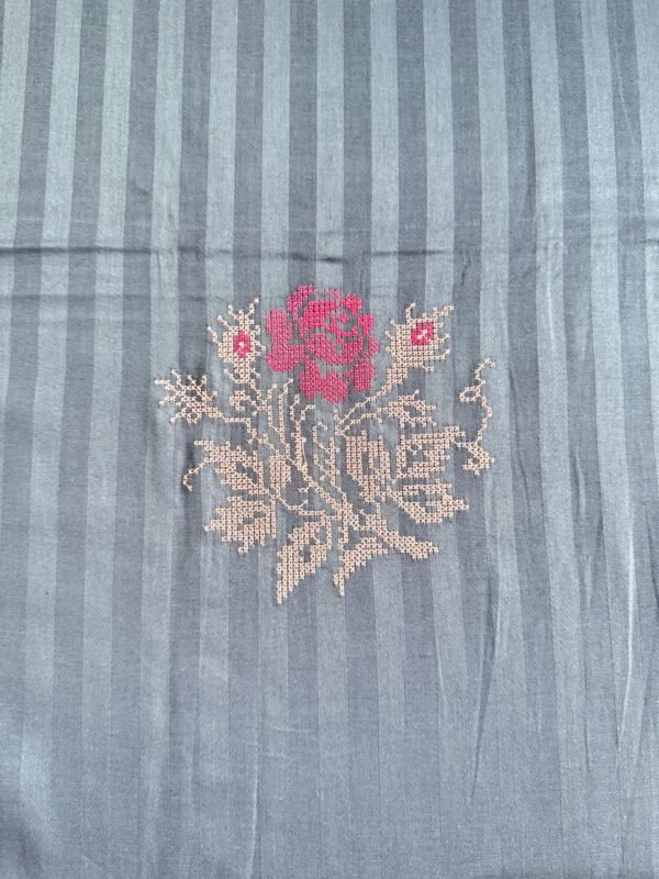 cross stitch embroidery bed sheet set - Image 4